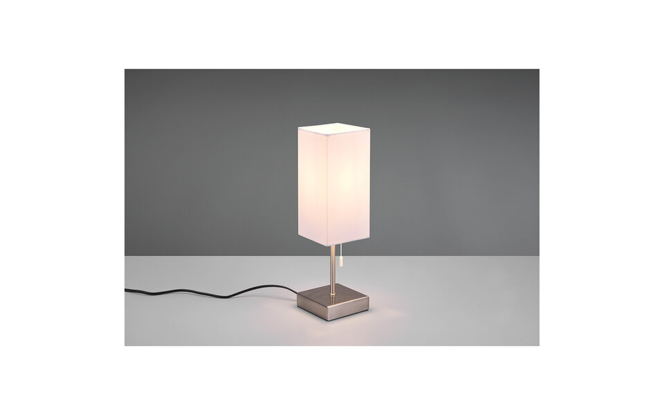 HLW LED LED Tafellamp Trion Oscar - Rechthoekige , Beam Angle Verstelbaar, Mat Nikkel HLW LED LED Tafellamp Trion Oscar - Rechthoekige , Beam Angle Verstelbaar, Mat Nikkel