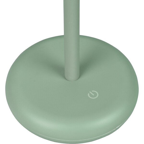 HLW LED Dimbare LED Tafellamp 2W - Rond, Warm Wit 3000K, Spatwaterdicht IP44, Mat Groen HLW LED Dimbare LED Tafellamp 2W - Rond, Warm Wit 3000K, Spatwaterdicht IP44, Mat Groen