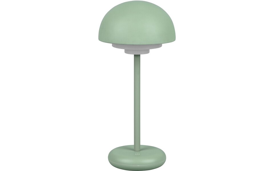 HLW LED Dimbare LED Tafellamp 2W - Rond, Warm Wit 3000K, Spatwaterdicht IP44, Mat Groen