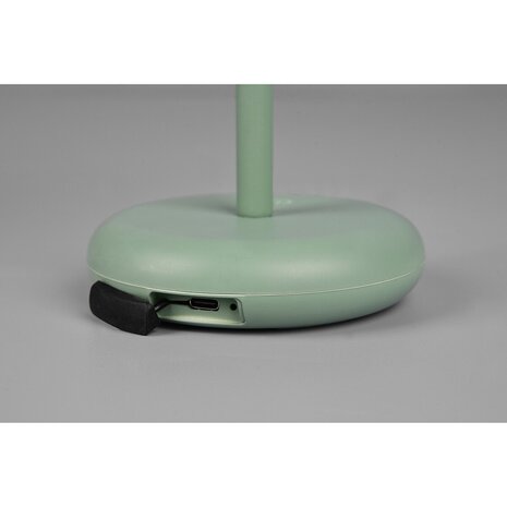 HLW LED Dimbare LED Tafellamp 2W - Rond, Warm Wit 3000K, Spatwaterdicht IP44, Mat Groen HLW LED Dimbare LED Tafellamp 2W - Rond, Warm Wit 3000K, Spatwaterdicht IP44, Mat Groen