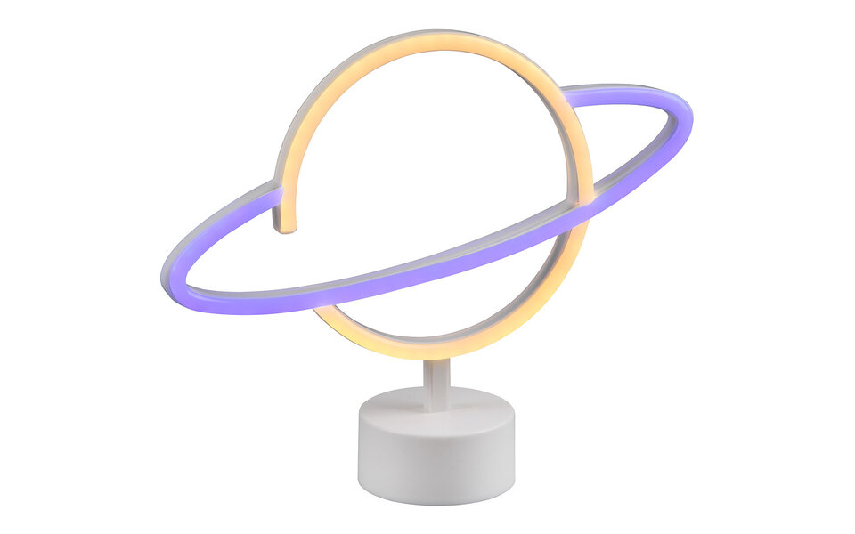 HLW LED LED Tafellamp met USB/Oplaadfunctie - Rond Mat Wit Design - 1.6W Energiezuinig Lichtpunt