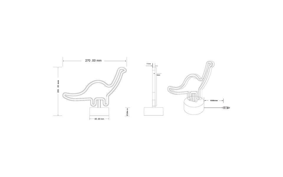 HLW LED LED Tafellamp met USB/Oplaadfunctie – Rond, Mat Wit & Energiezuinig 1.6W Licht