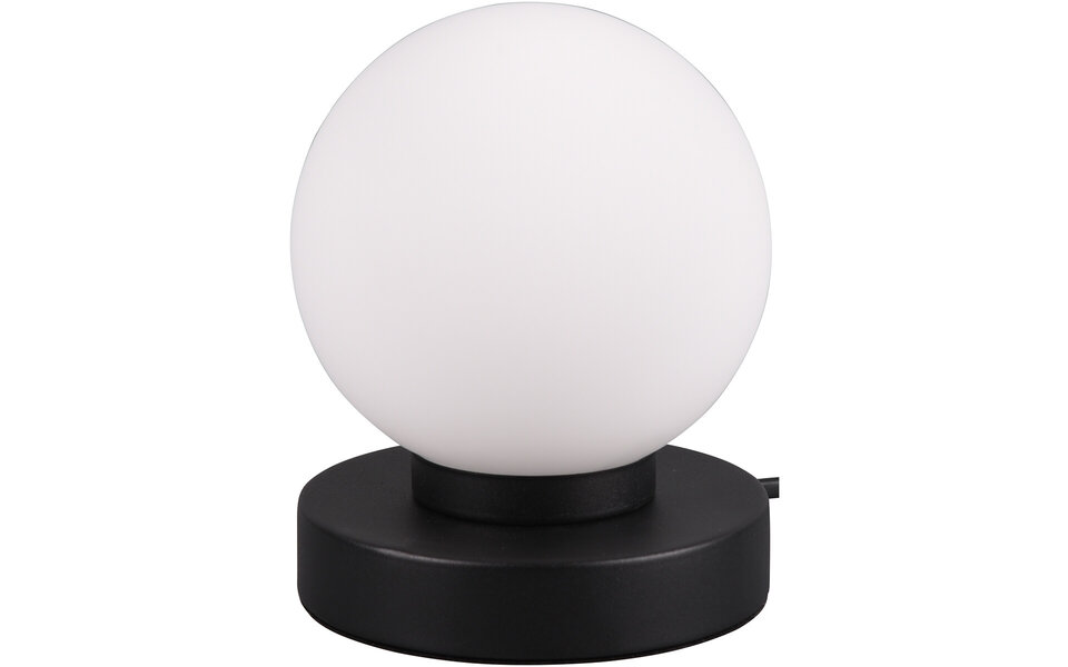 HLW LED LED Tafellamp Mat Zwart - Ronde  & Zwarte  Stijlvol Compleet