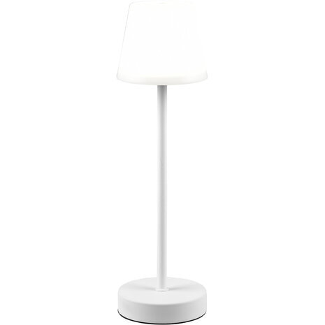 HLW LED Dimbare LED Tafellamp Trion Marty met Oplaadbare Batterijen, Rond, Spatwaterdicht IP44 HLW LED Dimbare LED Tafellamp Trion Marty met Oplaadbare Batterijen, Rond, Spatwaterdicht IP44