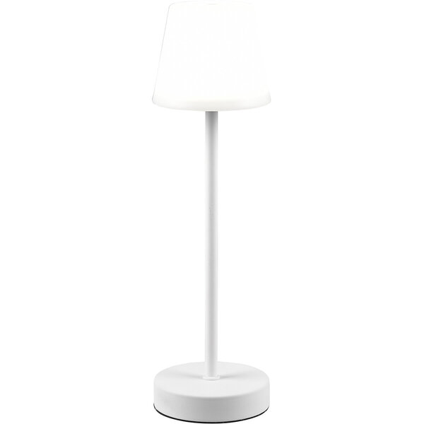 HLW LED Dimbare LED Tafellamp Trion Marty met Oplaadbare Batterijen, Rond, Spatwaterdicht IP44 HLW LED Dimbare LED Tafellamp Trion Marty met Oplaadbare Batterijen, Rond, Spatwaterdicht IP44