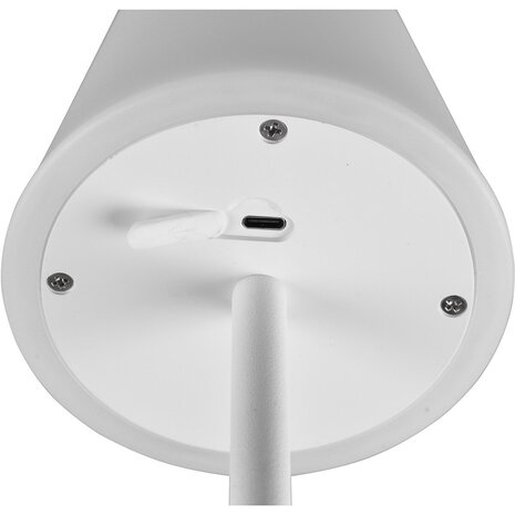 HLW LED Dimbare LED Tafellamp Trion Marty met Oplaadbare Batterijen, Rond, Spatwaterdicht IP44 HLW LED Dimbare LED Tafellamp Trion Marty met Oplaadbare Batterijen, Rond, Spatwaterdicht IP44