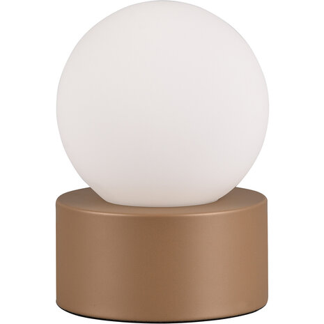 LED Tafellamp Trion Tesso - Ronde , metalen & E14 fitting LED Tafellamp Trion Tesso - Ronde , metalen & E14 fitting