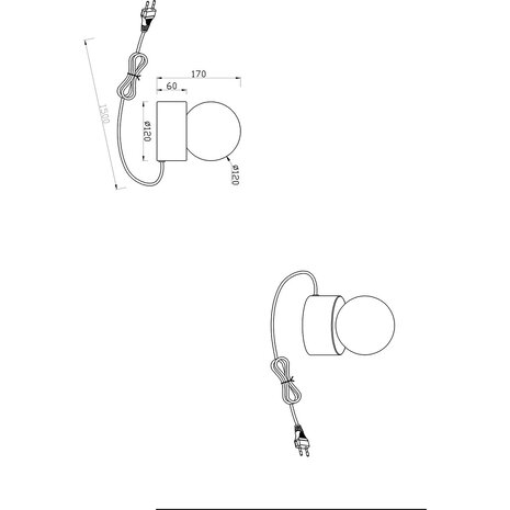 HLW LED LED Tafellamp Trion Tesso - Ronde , metalen & E14 fitting HLW LED LED Tafellamp Trion Tesso - Ronde , metalen & E14 fitting