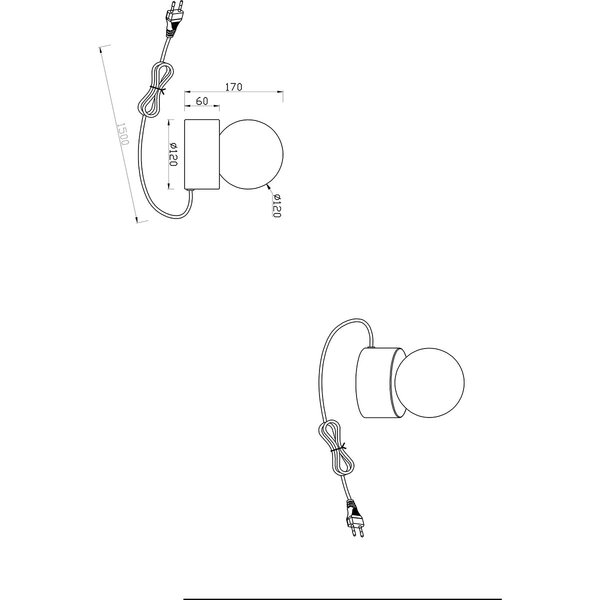 HLW LED LED Tafellamp Trion Tesso - Ronde , metalen & E14 fitting HLW LED LED Tafellamp Trion Tesso - Ronde , metalen & E14 fitting