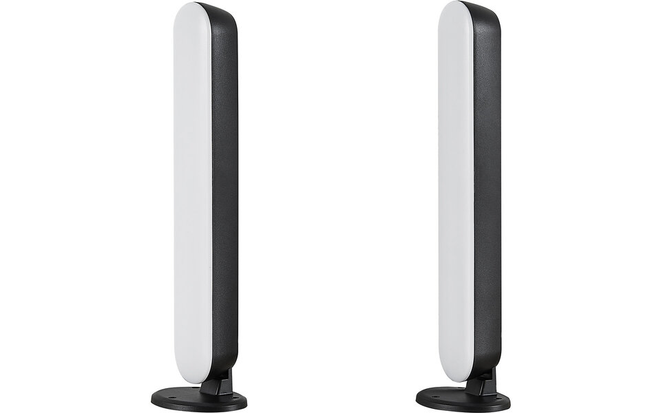 HLW LED LED GAME Tafellamp Trion Gimma - Dimbaar RGBW 2.5W Zwart Kunststof