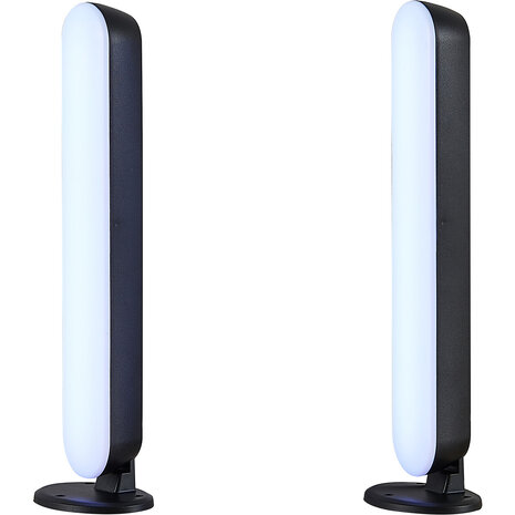 HLW LED LED GAME Tafellamp Trion Gimma - Dimbaar RGBW 2.5W Zwart Kunststof HLW LED LED GAME Tafellamp Trion Gimma - Dimbaar RGBW 2.5W Zwart Kunststof