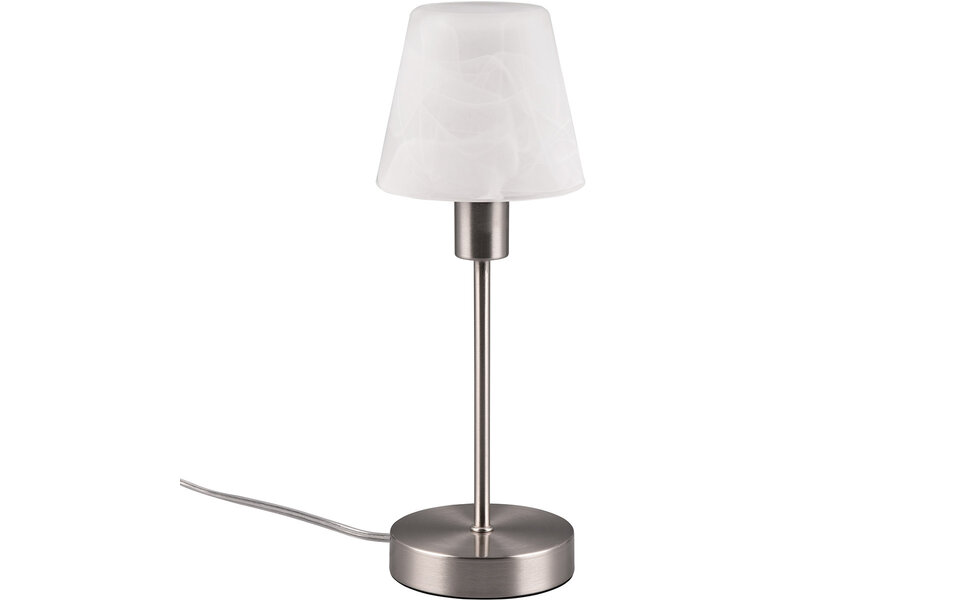 HLW LED LED Tafellamp & Metalen  met E14 Fitting - Modern Mat Nikkel