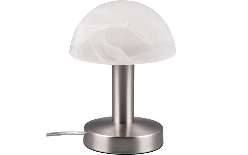 HLW LED LED Tafellamp Trion Nini - Metalen  & Glazen  in Wit Geborsteld Glas