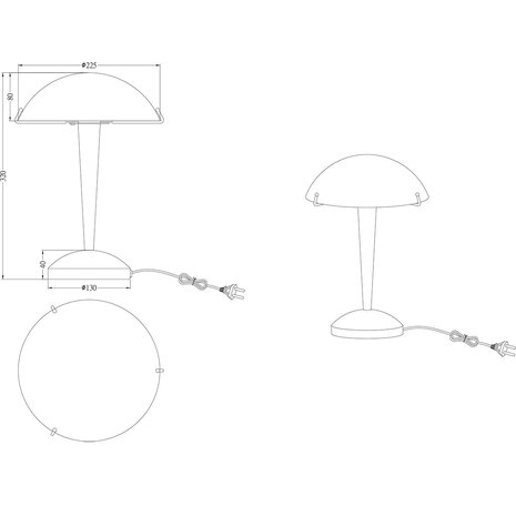 HLW LED LED Tafellamp Trion Ilza - Mat Messing Metalen met Wit Glas HLW LED LED Tafellamp Trion Ilza - Mat Messing Metalen met Wit Glas