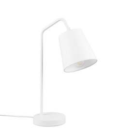 Verstelbare LED Tafellamp Mat Wit - Metalen