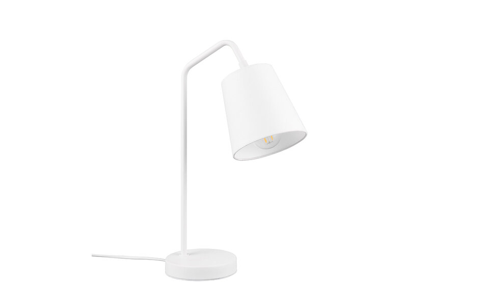 HLW LED Verstelbare LED Tafellamp met Mat Wit Metalen Design en E27 Fitting