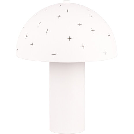 HLW LED LED Tafellamp Trion Ates - Mat Wit Metalen  met E14, Max 28W