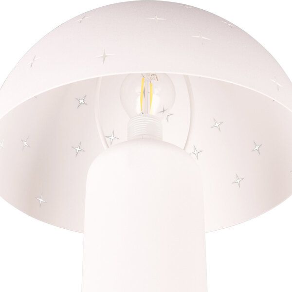 HLW LED LED Tafellamp Trion Ates - Mat Wit Metalen  met E14, Max 28W