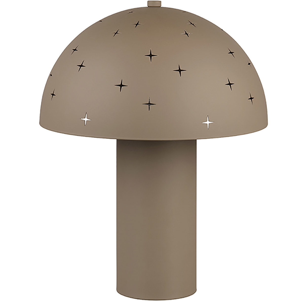 LED Tafellamp Taupe met E14 fitting - Metalen 28W LED, 1 Lichtpunt