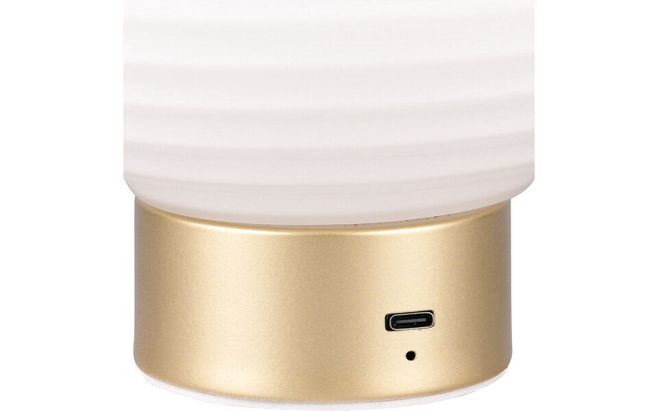 HLW LED Moderne LED Tafellamp Mat Messing - Warm Wit 2700K–3000K, 5W LED, Oplaadbaar HLW LED Moderne LED Tafellamp Mat Messing - Warm Wit 2700K–3000K, 5W LED, Oplaadbaar