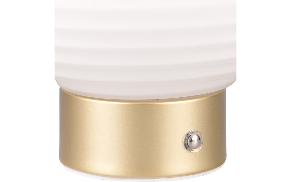 HLW LED Moderne LED Tafellamp Mat Messing - Warm Wit 2700K–3000K, 5W LED, Oplaadbaar HLW LED Moderne LED Tafellamp Mat Messing - Warm Wit 2700K–3000K, 5W LED, Oplaadbaar