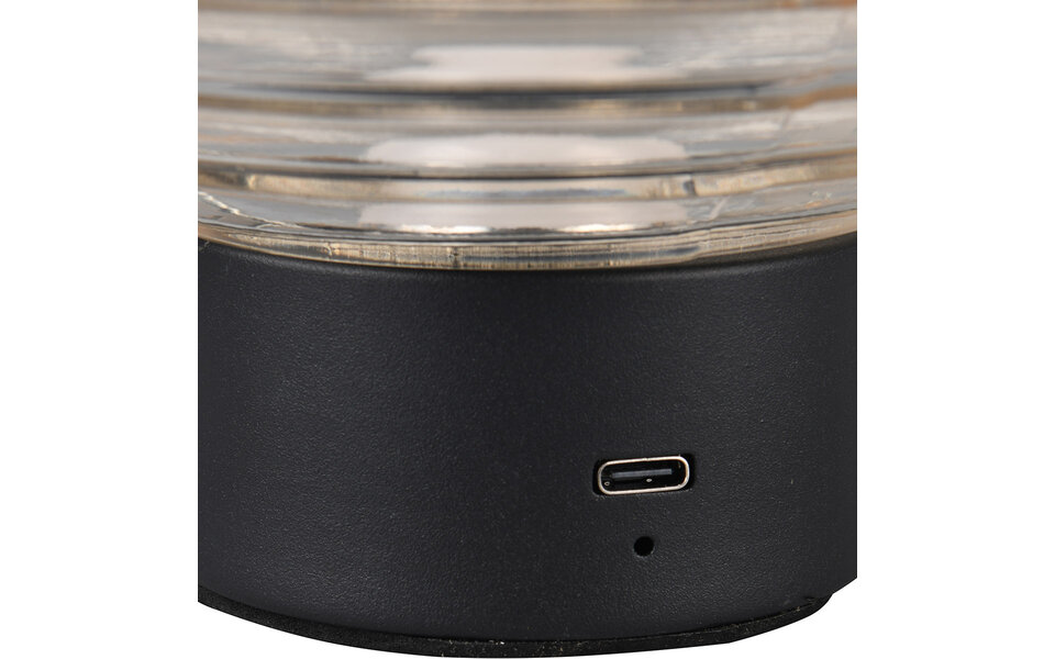 HLW LED Stijlvolle LED Tafellamp en Metalen  in Zwart/Wit - Warm Wit 2700K–3000K, 5W LED