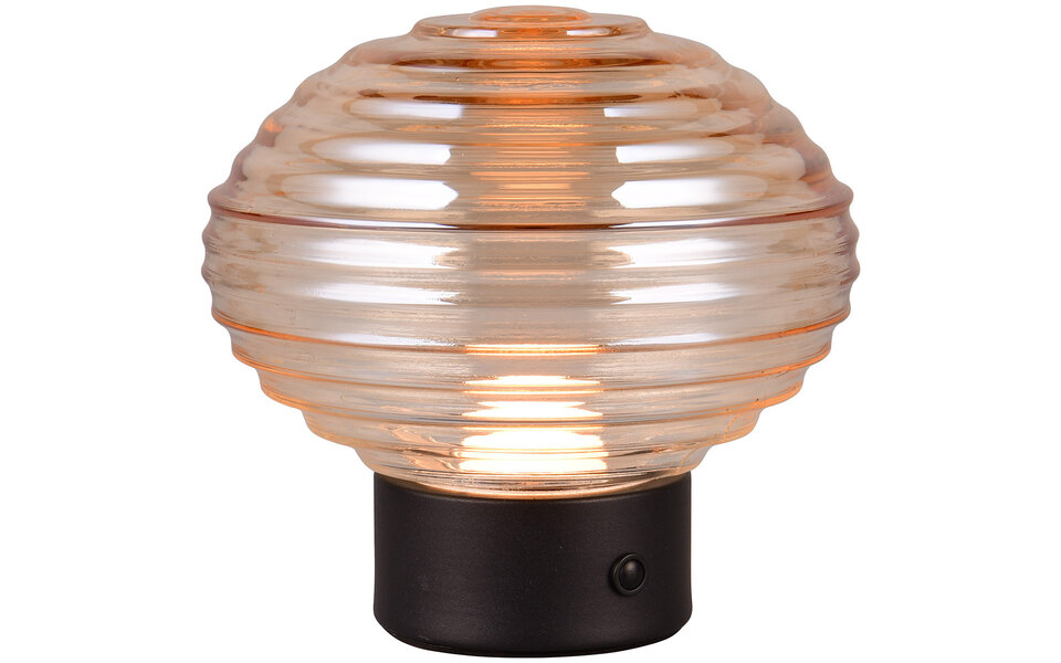 HLW LED Stijlvolle LED Tafellamp en Metalen  in Zwart/Wit - Warm Wit 2700K–3000K, 5W LED