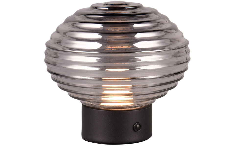 HLW LED LED Tafellamp Trion Rali - Mat Zwart Metaal, Warm Wit 3000K, Oplaadbaar HLW LED LED Tafellamp Trion Rali - Mat Zwart Metaal, Warm Wit 3000K, Oplaadbaar