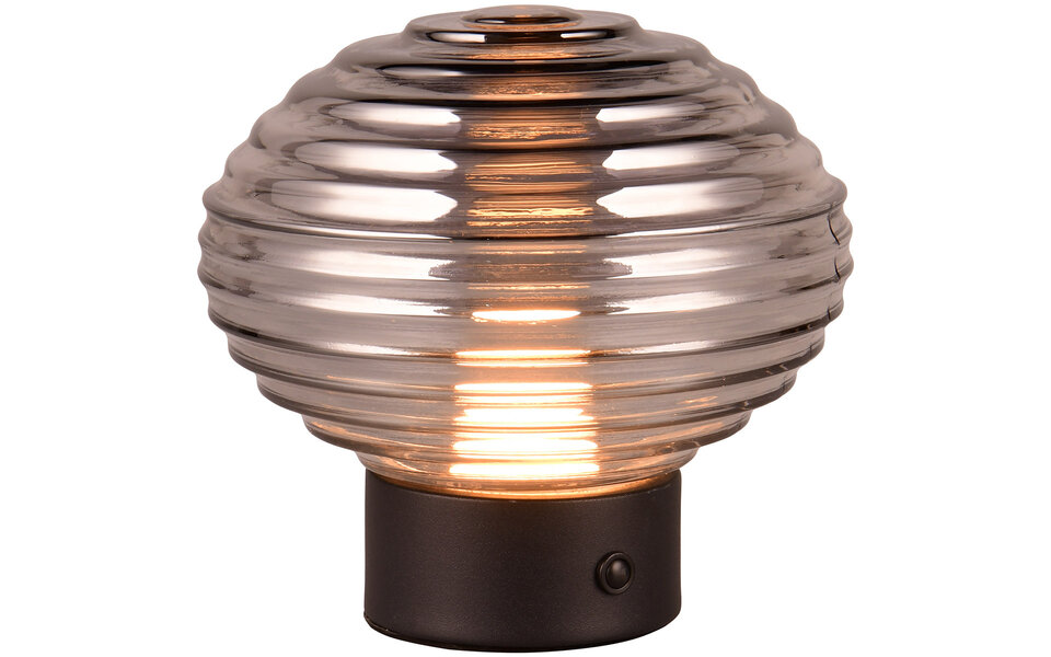 HLW LED LED Tafellamp Trion Rali - Mat Zwart Metaal, Warm Wit 3000K, Oplaadbaar HLW LED LED Tafellamp Trion Rali - Mat Zwart Metaal, Warm Wit 3000K, Oplaadbaar