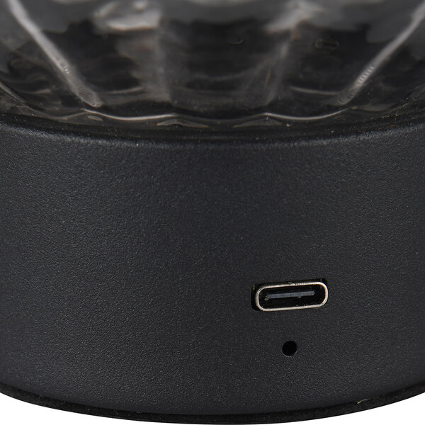 HLW LED LED Tafellamp Trion Doli - Mat Zwarte Metalen met Rookglas en Warm Wit 3000K HLW LED LED Tafellamp Trion Doli - Mat Zwarte Metalen met Rookglas en Warm Wit 3000K