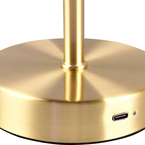 HLW LED LED Tafellamp &  | Witte & Gouden Metalen  | Warm Wit 2700K-3000K | 5W LED