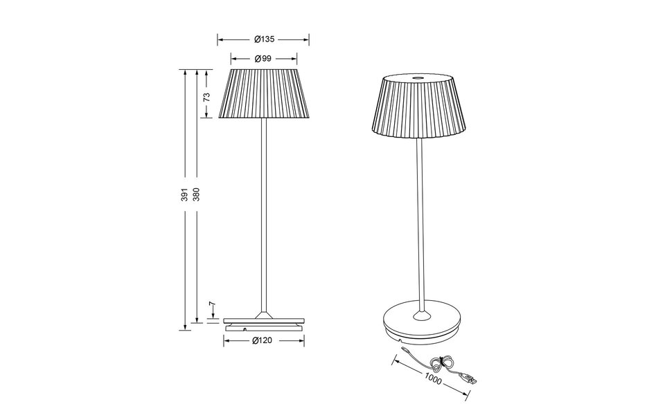 HLW LED Moderne LED Tafellamp & Witte Metalen met Warm Wit 2700K-3000K, 5W LED HLW LED Moderne LED Tafellamp & Witte Metalen met Warm Wit 2700K-3000K, 5W LED