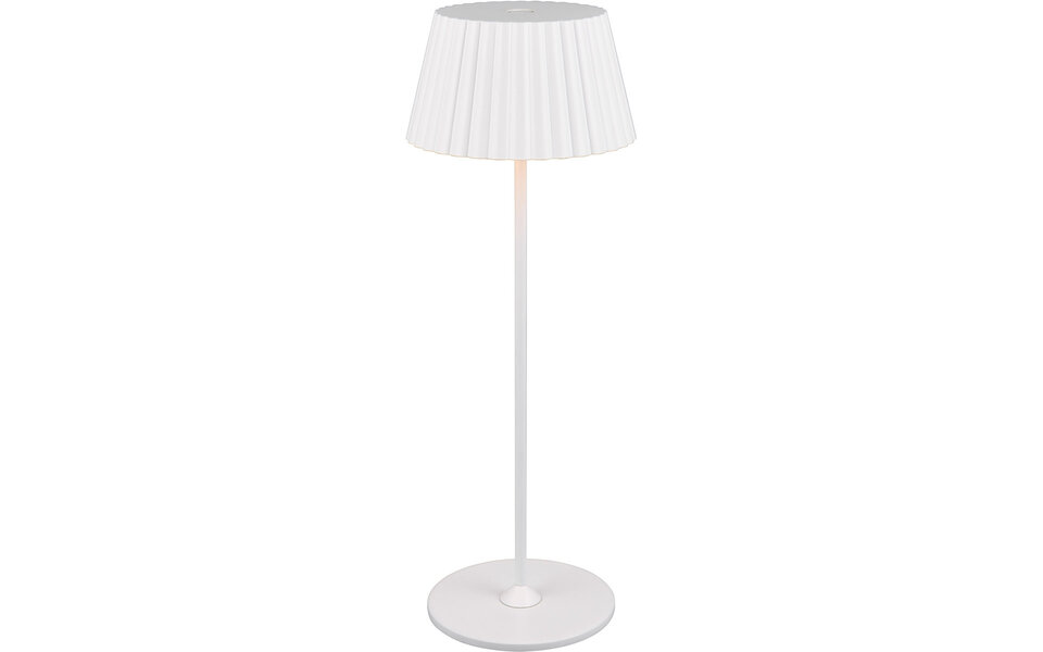 HLW LED LED Tafellamp Mat Wit - Warm Wit 3000K - 1.5W LED Lamp, Oplaadbaar & Energiezuinig