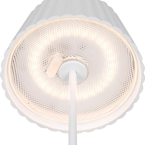 HLW LED LED Tafellamp Mat Wit - Warm Wit 3000K - 1.5W LED Lamp, Oplaadbaar & Energiezuinig HLW LED LED Tafellamp Mat Wit - Warm Wit 3000K - 1.5W LED Lamp, Oplaadbaar & Energiezuinig