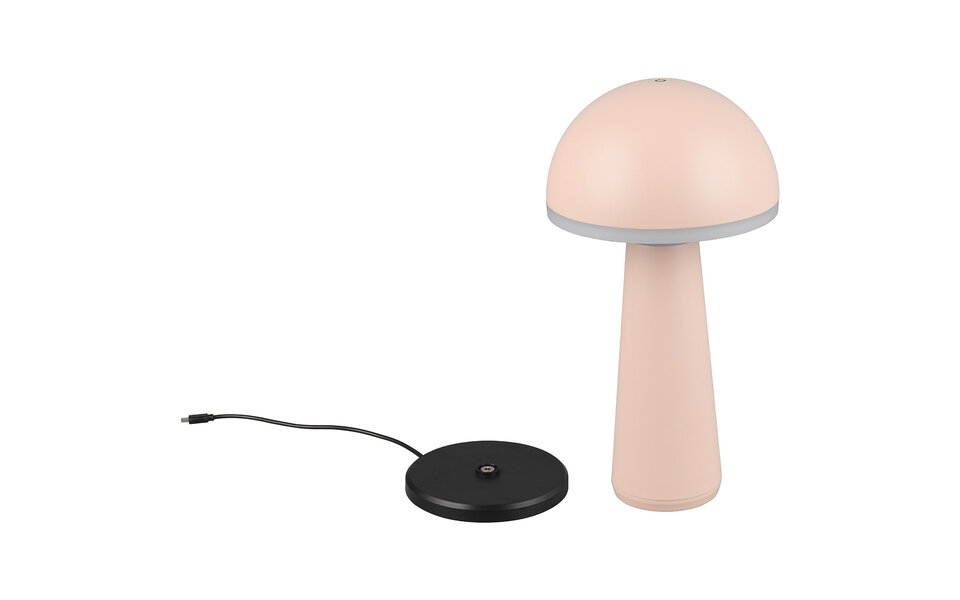 HLW LED LED Tafellamp Trion Lungo 2W met Aanpasbare Kleur & Oplaadbare Batterijen - Taupe