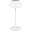 LED Tafellamp & Witte met Stoffen Kap - Warm Wit 7W LED LED Tafellamp & Witte met Stoffen Kap - Warm Wit 7W LED