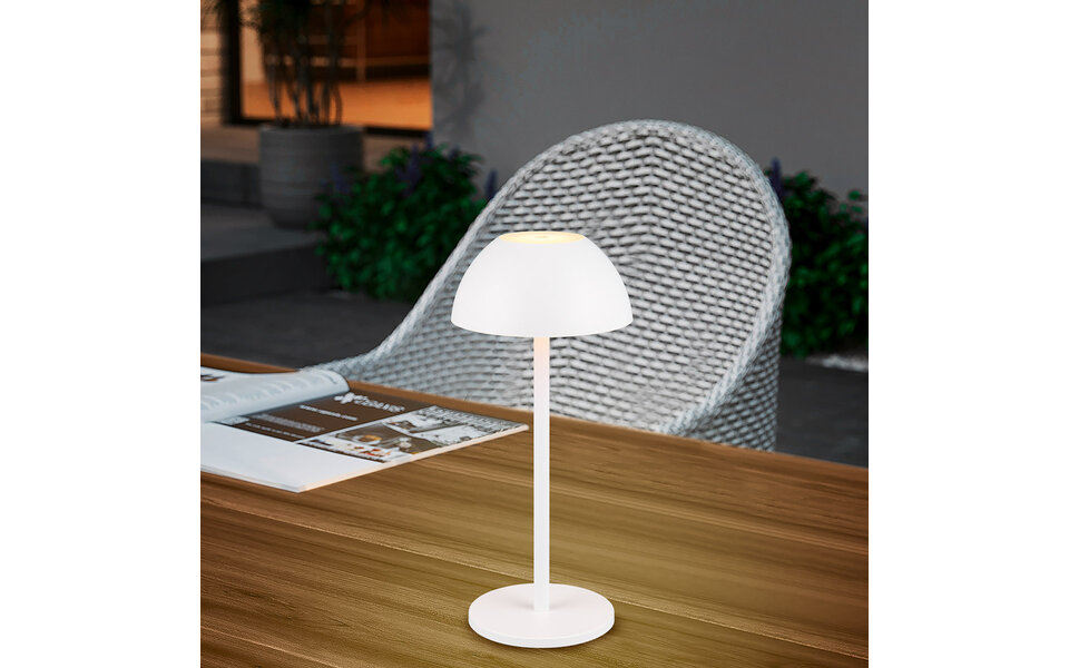 HLW LED LED Tafellamp en  met Stoffen Kap, Warm Wit 2700K–3000K, 7W LED Energiezuinig