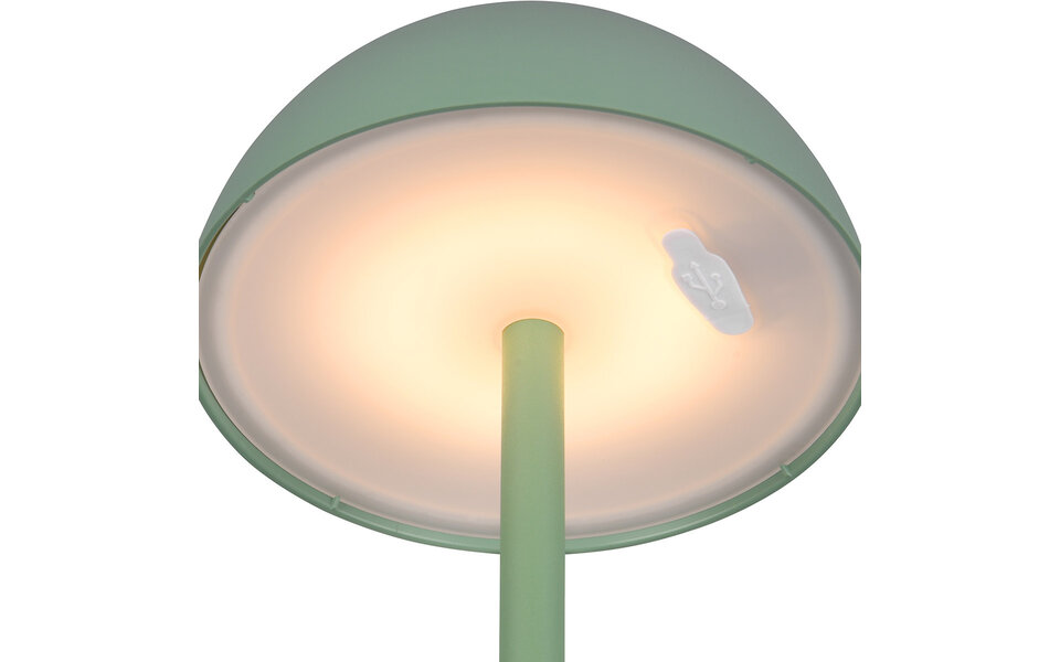 HLW LED Witte LED Tafellamp &  met Stoffen Kap - Warm Wit 2700K–3000K & 7W LED