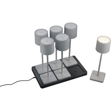 HLW LED Moderne LED Tafellamp en 5W met Stoffen Kap en Aanpasbare Kleur HLW LED Moderne LED Tafellamp en 5W met Stoffen Kap en Aanpasbare Kleur