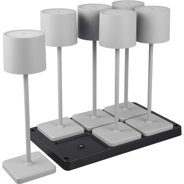 HLW LED Moderne LED Tafellamp en 5W met Stoffen Kap en Aanpasbare Kleur HLW LED Moderne LED Tafellamp en 5W met Stoffen Kap en Aanpasbare Kleur