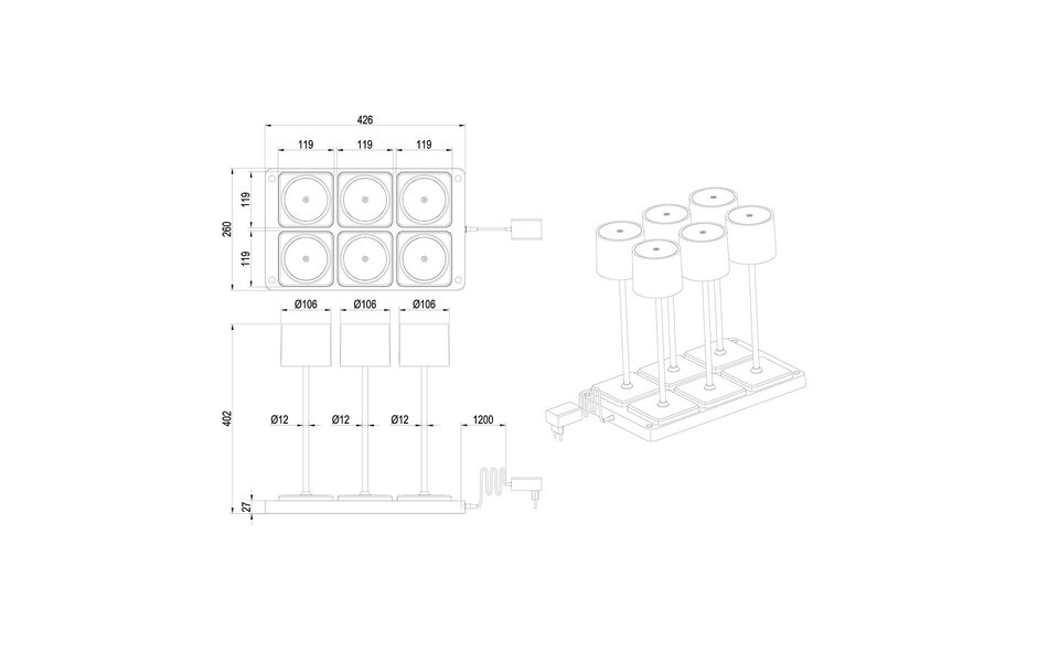 HLW LED Moderne LED Tafellamp en 5W met Stoffen Kap en Aanpasbare Kleur HLW LED Moderne LED Tafellamp en 5W met Stoffen Kap en Aanpasbare Kleur