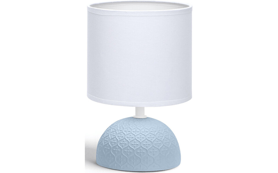 HLW LED LED Tafellamp Aigi Conton 1 - Ronde , Mat Blauw Keramiek, E14 Fitting