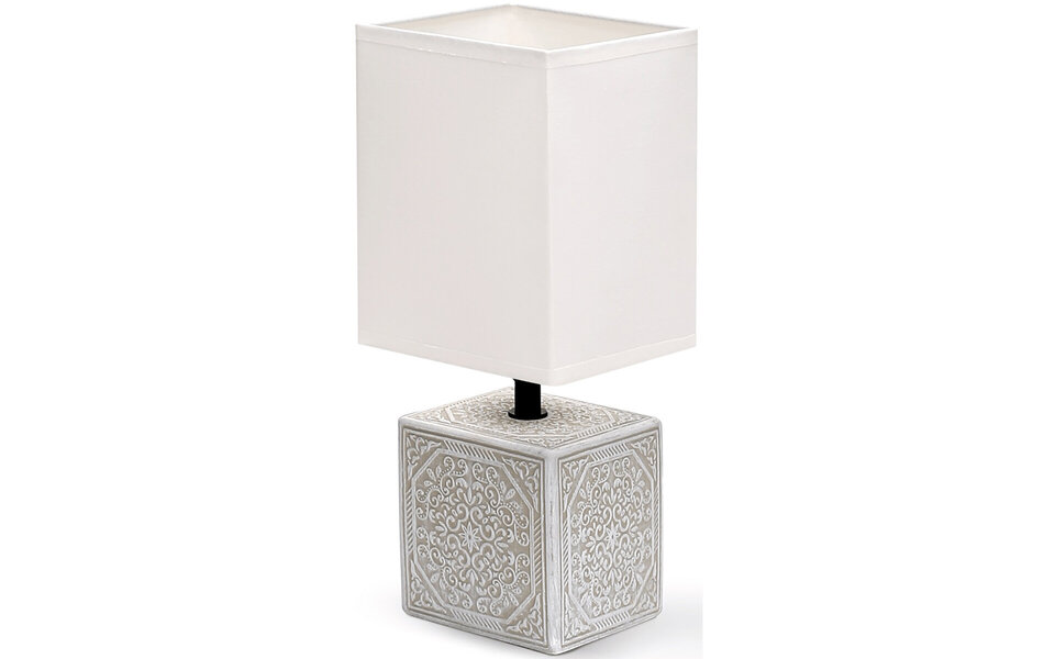 HLW LED LED Tafellamp Aigi Astron - Mat Wit Keramiek, E14 Fitting | Witte & Rechthoekige HLW LED LED Tafellamp Aigi Astron - Mat Wit Keramiek, E14 Fitting | Witte & Rechthoekige