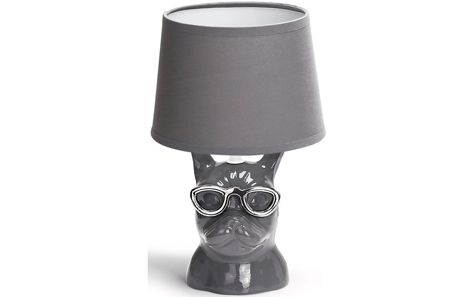 HLW LED LED Tafellamp Aigi Xinus - Rond Mat Grijs Keramiek met E14 Fitting HLW LED LED Tafellamp Aigi Xinus - Rond Mat Grijs Keramiek met E14 Fitting