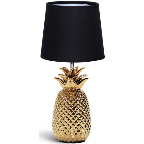 LED Tafellamp Mat Zwart/Goud - Ronde  & Zwarte/Gouden