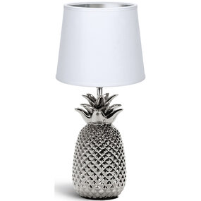 LED Tafellamp Aigi Winkon - Mat Wit/Zilver, E14 Fitting LED Tafellamp Aigi Winkon - Mat Wit/Zilver, E14 Fitting