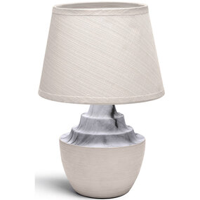 LED Tafellamp Aigi Fospa - Mat Bruin Keramiek, E14 Fitting LED Tafellamp Aigi Fospa - Mat Bruin Keramiek, E14 Fitting