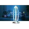 HLW LED UV-C LED Tafellamp 38W met Timer en Afstandsbediening - Witte  360º Desinfectie