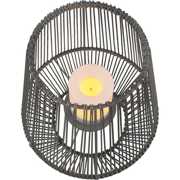 HLW LED Waterdichte LED Tafellamp met Sensor, Stoffen Kap & Zonne-energie HLW LED Waterdichte LED Tafellamp met Sensor, Stoffen Kap & Zonne-energie