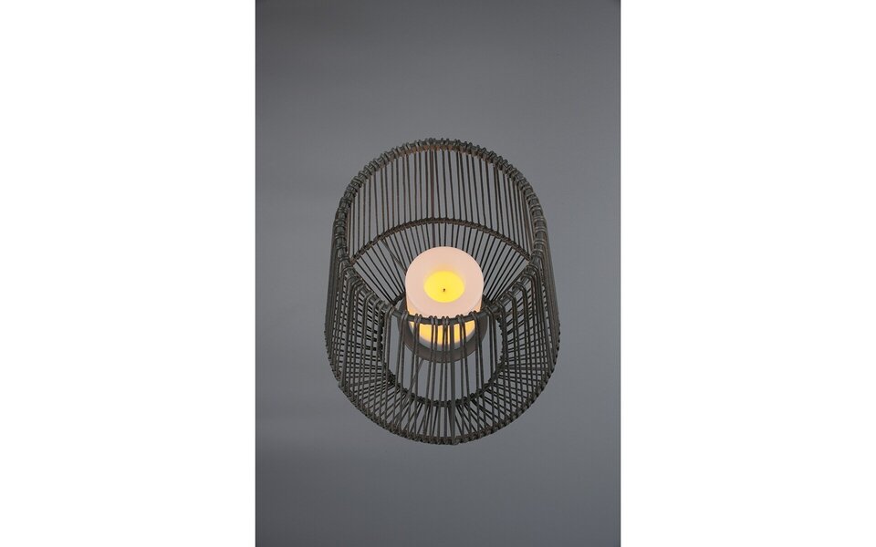 HLW LED Waterdichte LED Tafellamp met Sensor, Stoffen Kap & Zonne-energie HLW LED Waterdichte LED Tafellamp met Sensor, Stoffen Kap & Zonne-energie